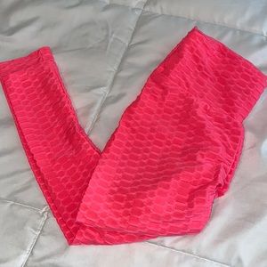 Hot Pink tik tok leggings
